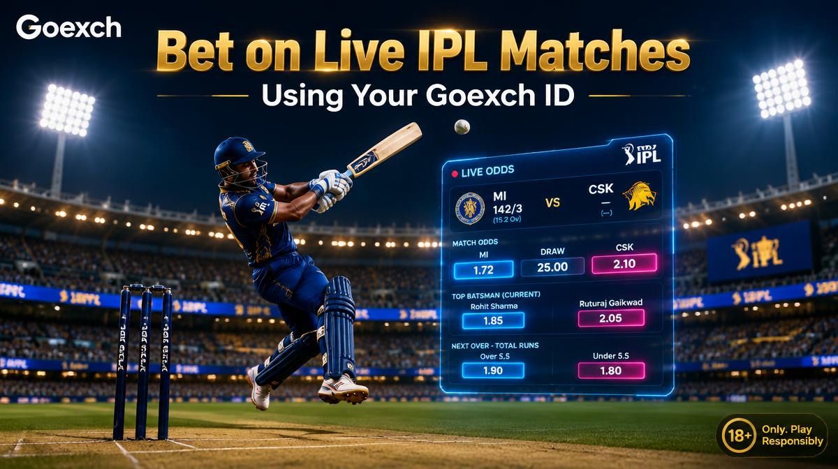 How to bet on live IPL matches with a Goexch ID