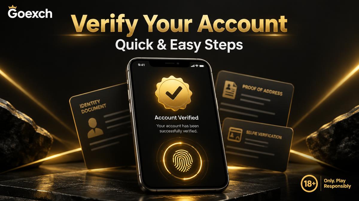 How to verify your Goexch account