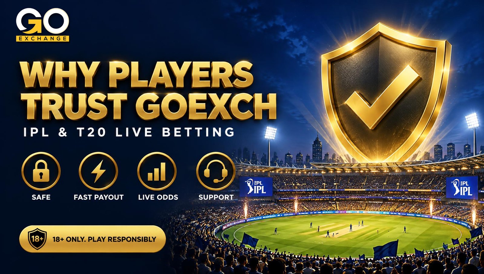 Why players use Goexch for IPL and T20 live betting in India