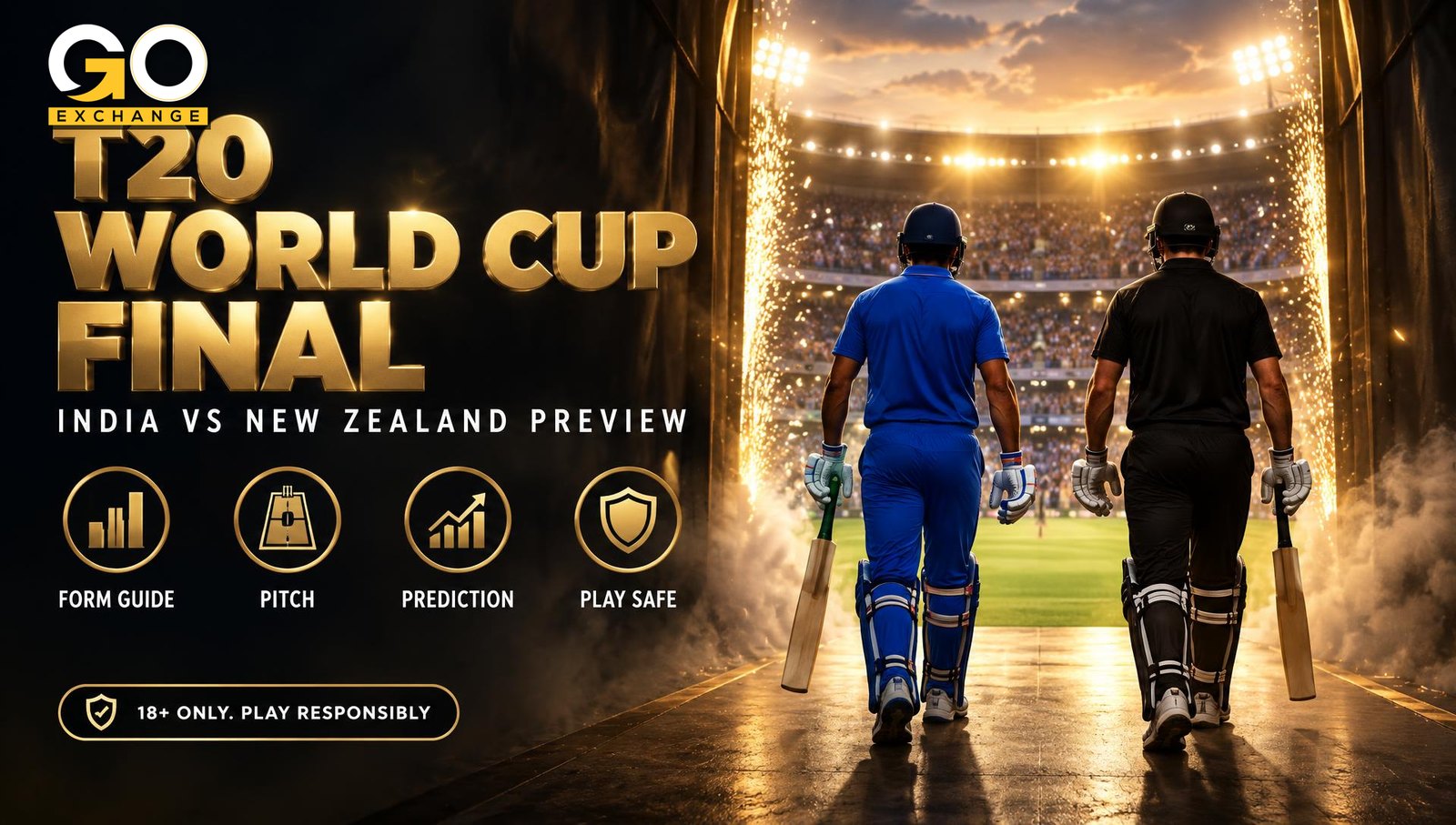 India vs New Zealand T20 World Cup final on Goexch