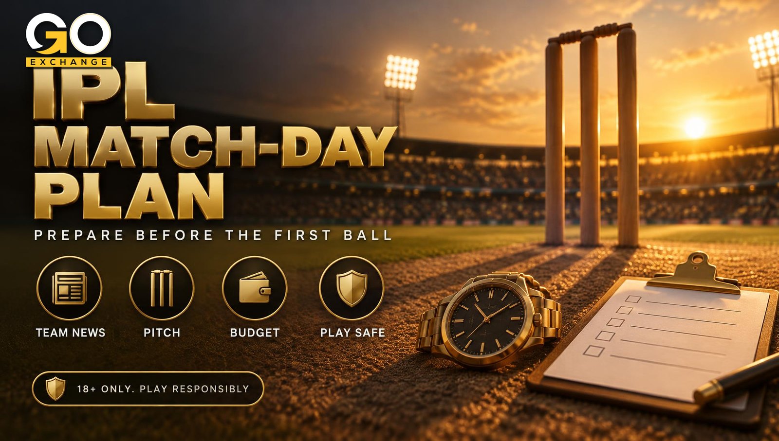 An IPL match-day plan for Goexch