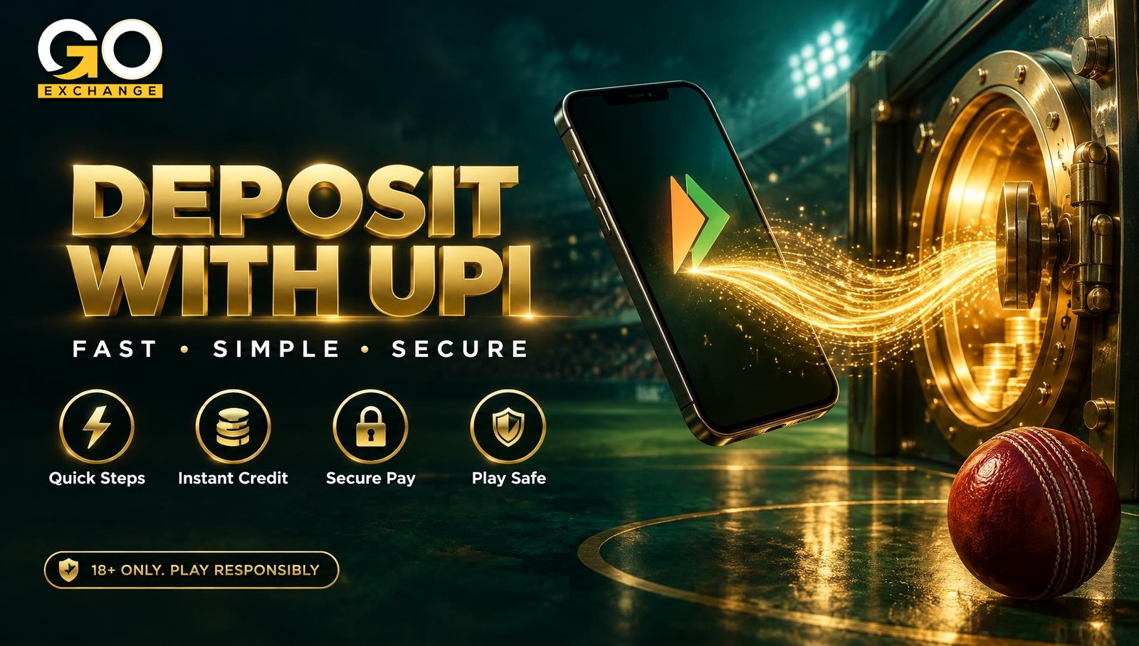 How to deposit to Goexch with UPI