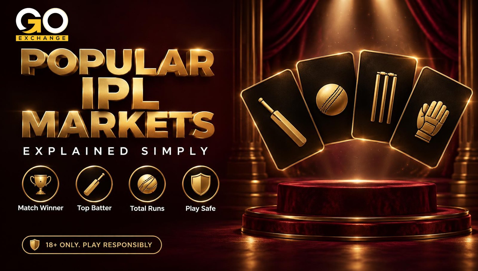 Popular IPL 2026 betting markets on Goexch