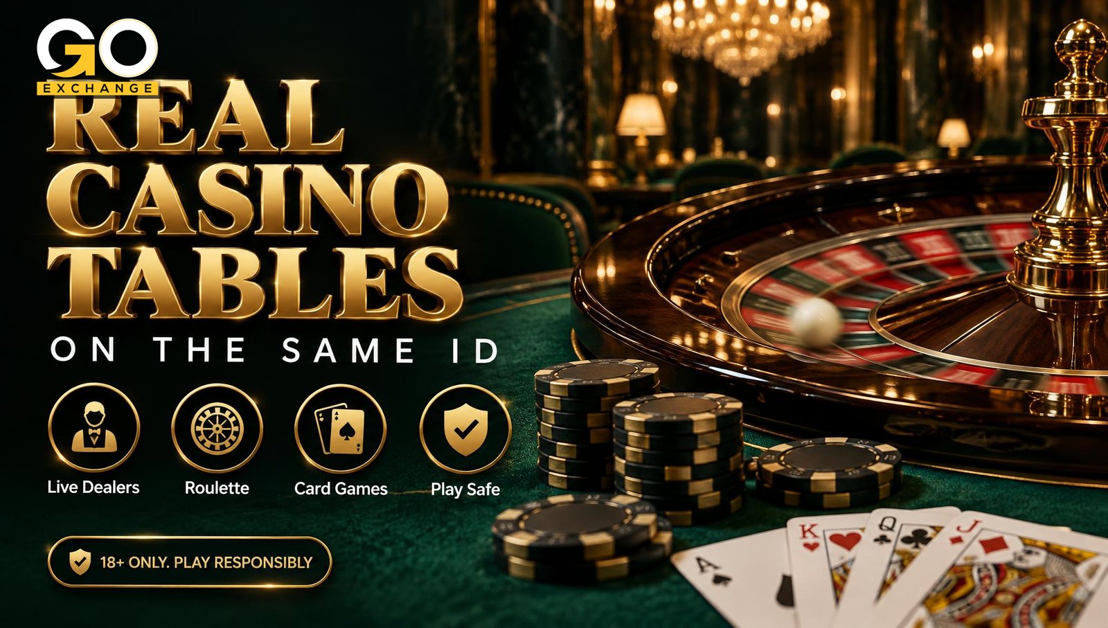 Casino on Goexch: real tables on the same ID