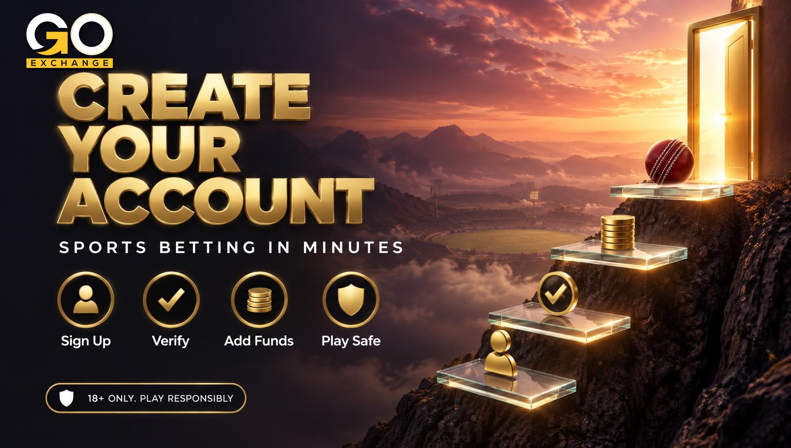 How to create a Goexch account for sports betting