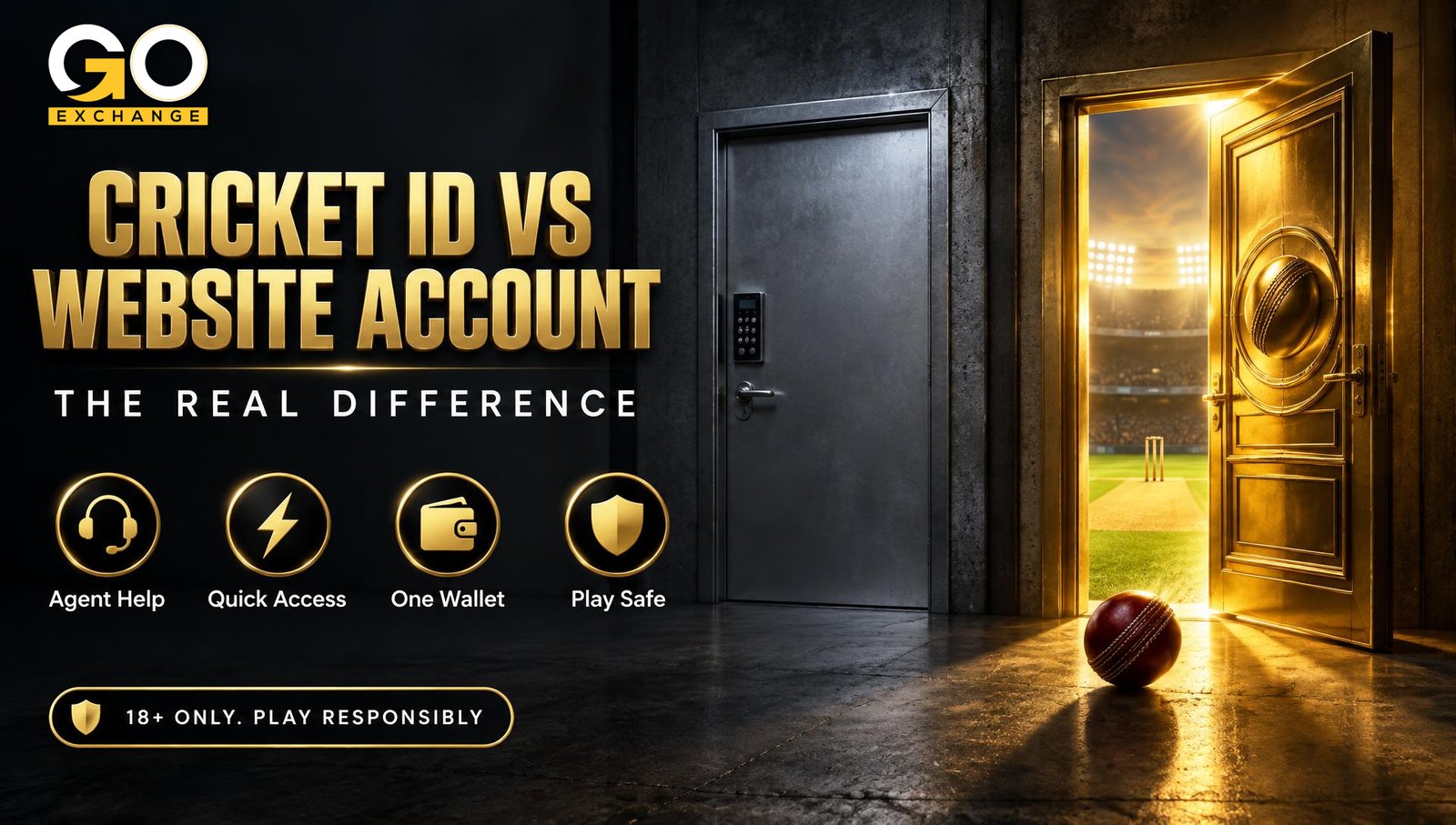 A Goexch cricket ID vs a normal website account