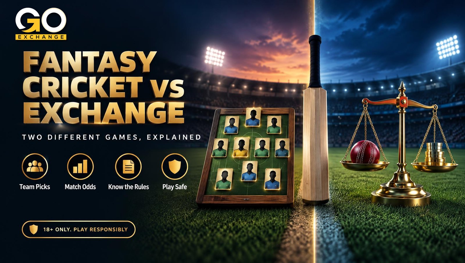 You can't play Dream11 on Goexch