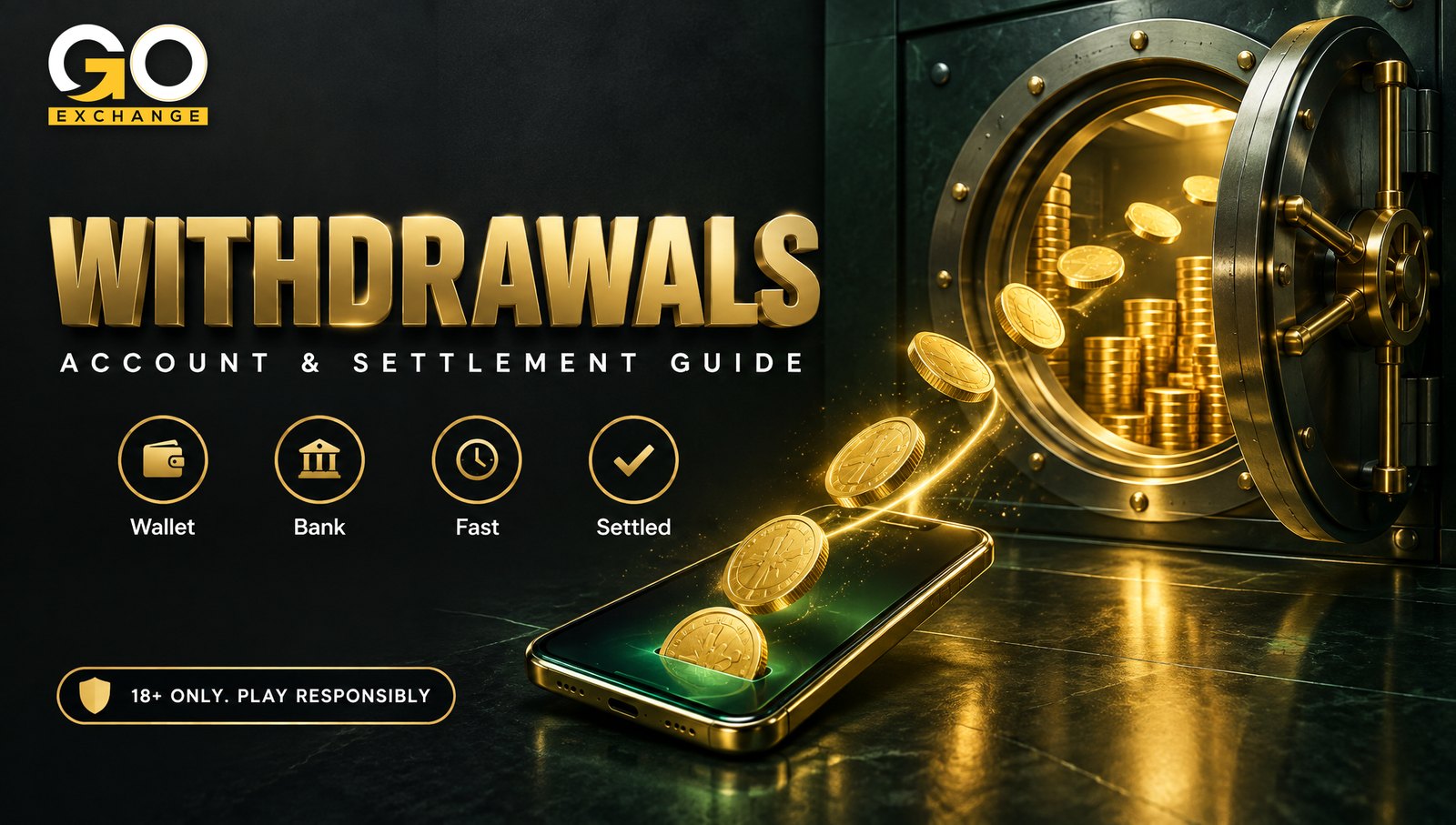 Goexch withdrawals: the account and settlement process